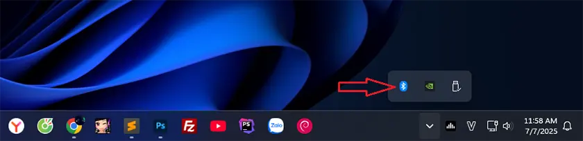 open bluetooth settings