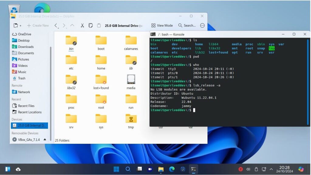 WUbuntu KDE Plasma