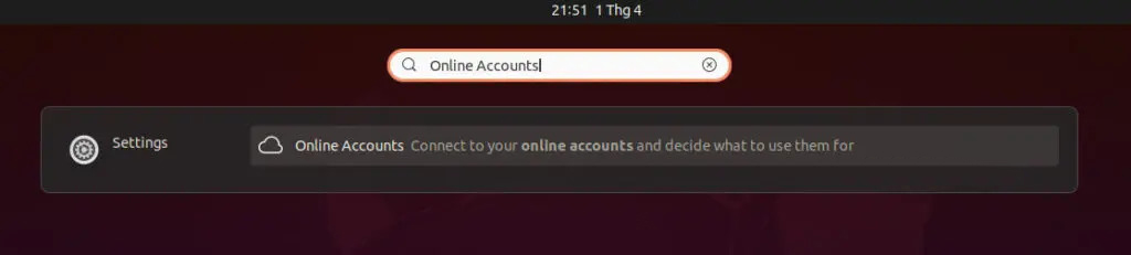 Login to GNOME Online Accounts