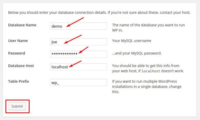 Install WordPress on XAMPP