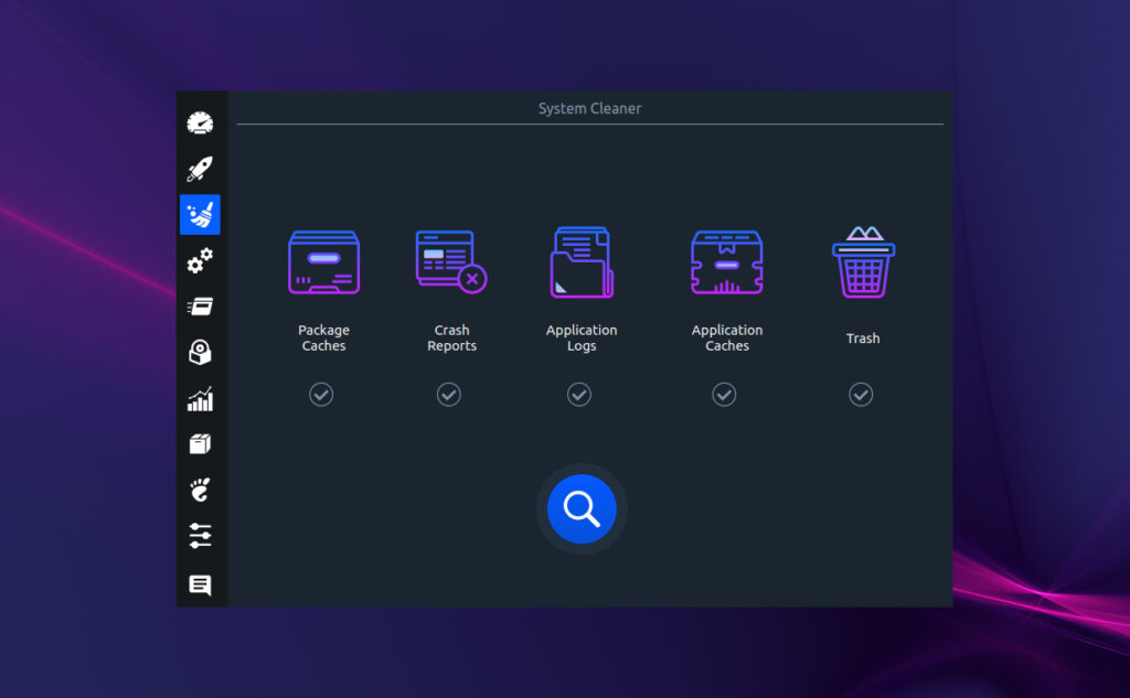 stacer system cleanup tool