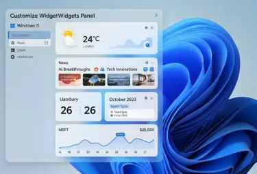Customize Widgets Windows 11