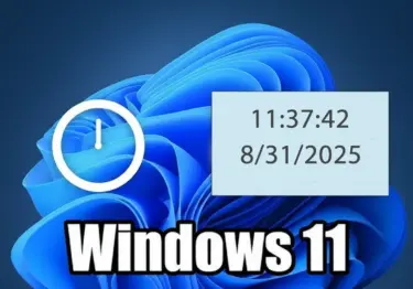 Show Clock Seconds Windows 11